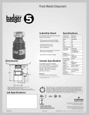 InSinkErator Badger 5 Manual