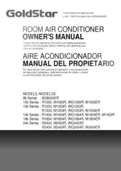 LG WG2404R Owners Manual