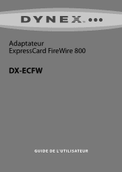 Dynex DX-ECFW User Manual (French)
