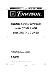 Emerson ES28 Owners Manual