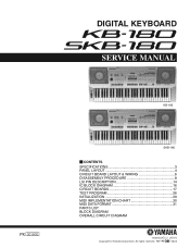 Yamaha KB-180 Service Manual
