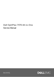 Dell OptiPlex 7470 All In One OptiPlex 7470 All-in-One Service Manual