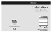 Viking RVER3305BSS Installation Instructions