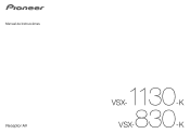 Pioneer VSX-1130-K Spanish Owner's Manual
