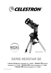 Celestron NexStar 5SE Computerized Telescope NexStar 5 SE Manual (French)