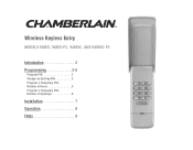 Chamberlain G940EV-P2 Owner s Manual - English French Spanish