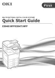 Oki ES9465 ES9465/ES9475 Quick Start Guide