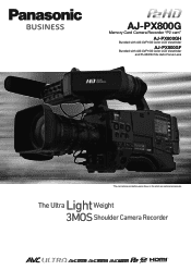 Panasonic AJ-PX800GF Brochure