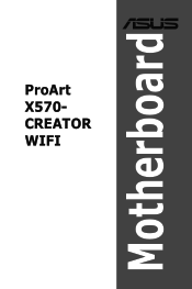 Asus ProArt X570-CREATOR WIFI Users Manual English