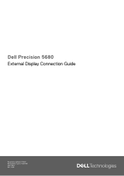 Dell Precision 5680 External Display Connection Guide