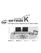 Konica Minolta KIP 800 Color Series KIP System K Spot Color Adjustment User Guide