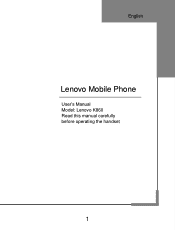 Lenovo K860 User Guide - Lenovo K860 Smartphone