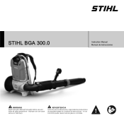 Stihl BGA 300 Instruction Manual