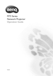BenQ MH733 Network Guide