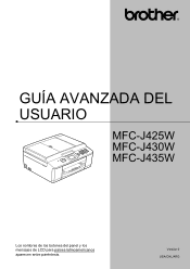 Brother International MFC-J430w Advanced Users Manual - Spanish