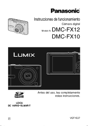 Panasonic DMC-FX12K Digital Still Camera - Spanish