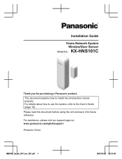 Panasonic KX-HNS101 Operating Instructions CA