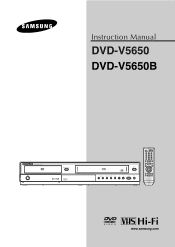 Samsung DVD-V5650B User Manual (user Manual) (ver.1.0) (English)