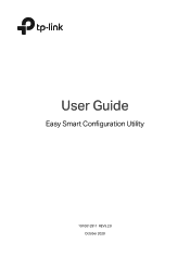 TP-Link TL-SG1218MP Easy Smart Configuration UtilityUN User Guide