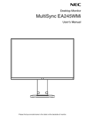 Sharp EA245WMi-BK User Manual