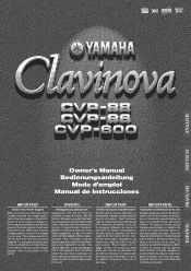 Yamaha CVP-98 Owner's Manual