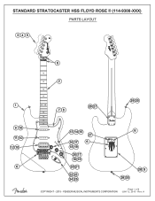 Fender Standard Stratocaster HSS Standard Stratocaster HSS with Floyd Rose Service Manual