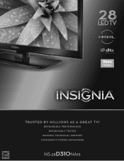 Insignia NS-28D310NA15 Information Brochure (English)