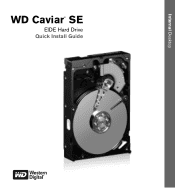 Western Digital WD800JB Quick Install Guide (pdf)