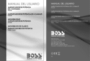 Boss Audio OX4KD User Manual in Spanish