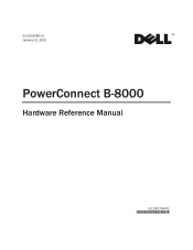 Dell PowerConnect B-8000 Reference Manual