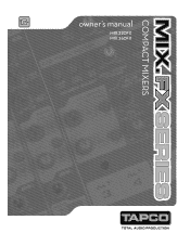Mackie Mix 260FX Owners Manual