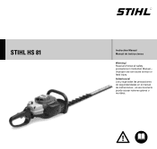 Stihl HS 81 R Product Instruction Manual