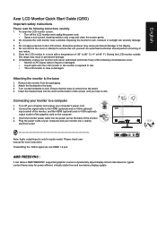 Acer SB2 Quick Start Guide