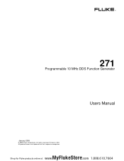 Fluke 271-U 115V Product Manual
