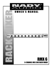 Nady RMX-6 Manual