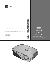 LG HS201 Owner's Manual