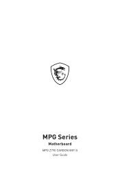 MSI MPG Z790 CARBON WIFI II User Manual