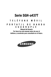 Samsung SGH-A437 User Manual (SPANISH)