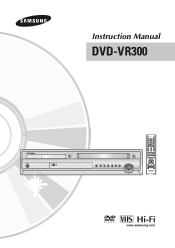 Samsung DVD-VR300 User Manual (user Manual) (ver.1.0) (English)