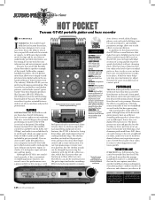 TEAC GT-R1 GT-R1 Review in Guitar World Magazine, July 2009