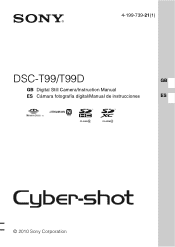Sony DSC-T99 Instruction Manual