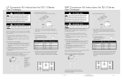 Viking RVGC33015BSS LP/Propane Conversion Kit - RDLPKC - Installation Instructions