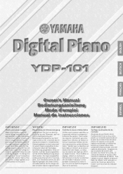 Yamaha YDP-101 Owner's Manual