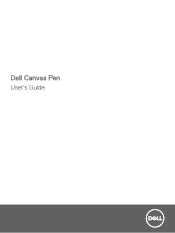 Dell Canvas 27 Canvas Pen Users Guide