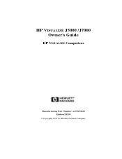HP Visualize J7000 hp Visualize J5000, J7000 workstations owner's guide (a4978-90013)