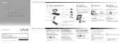 Sony VPCL138FX Quick Start Guide