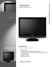 Toshiba 22AV500 Brochure