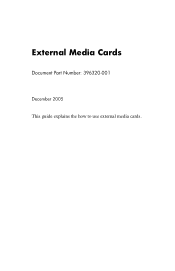 HP nc6140 External Media Cards