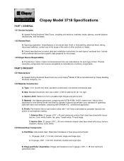 LiftMaster HPH1MC Clopay Model 3718 Specifications