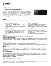 Sony STR-DN1070 Marketing Specifications